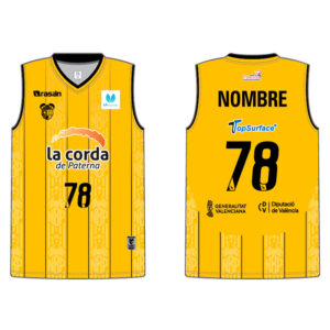 Camiseta de juego temporada 2026-2027 amarilla